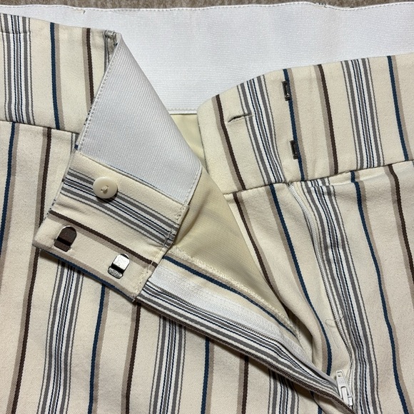 Sz 28 plus women's Lane Bryant cropped wide leg pants The Laney stretch tummy - Picture 4 of 6